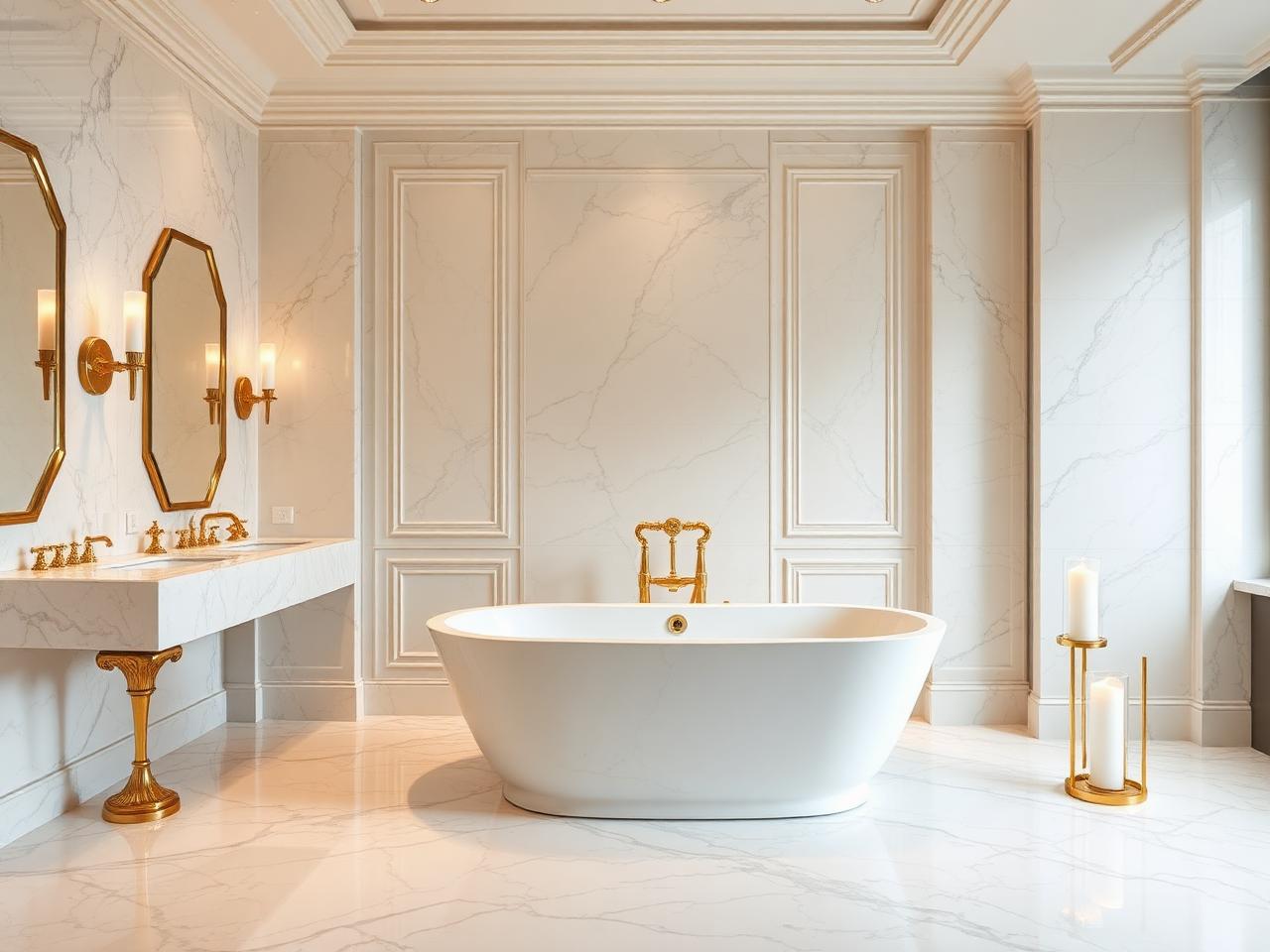 Master Bathroom after cleaning
